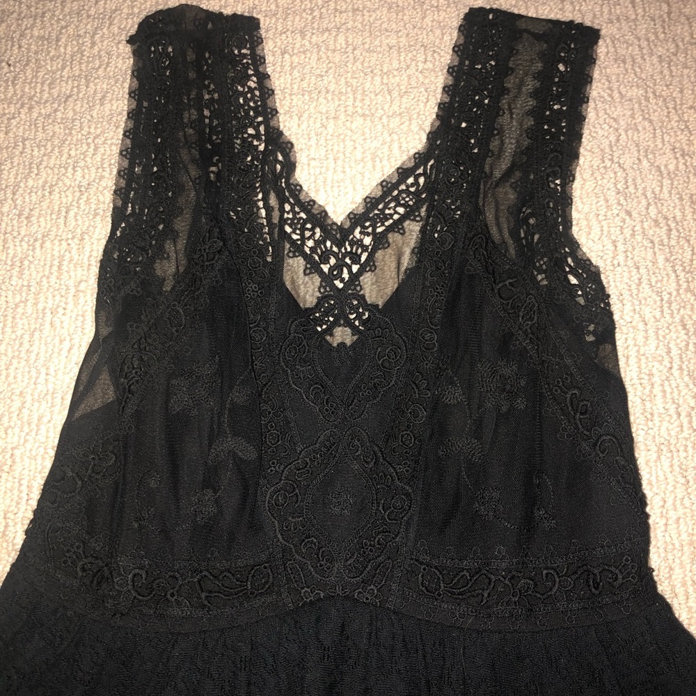 Free People lace mini A line dress size 4 - Picture 7 of 8
